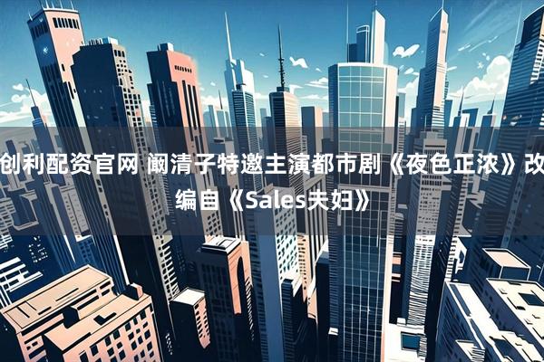 创利配资官网 阚清子特邀主演都市剧《夜色正浓》改编自《Sales夫妇》